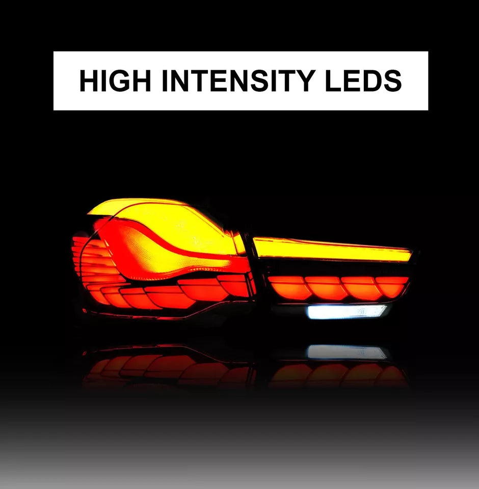 2X SMOKED LED TAIL LIGHTS LAMPS FOR BMW 4 SERIES & M4 F82 F83 F32 F33 F36 14-20